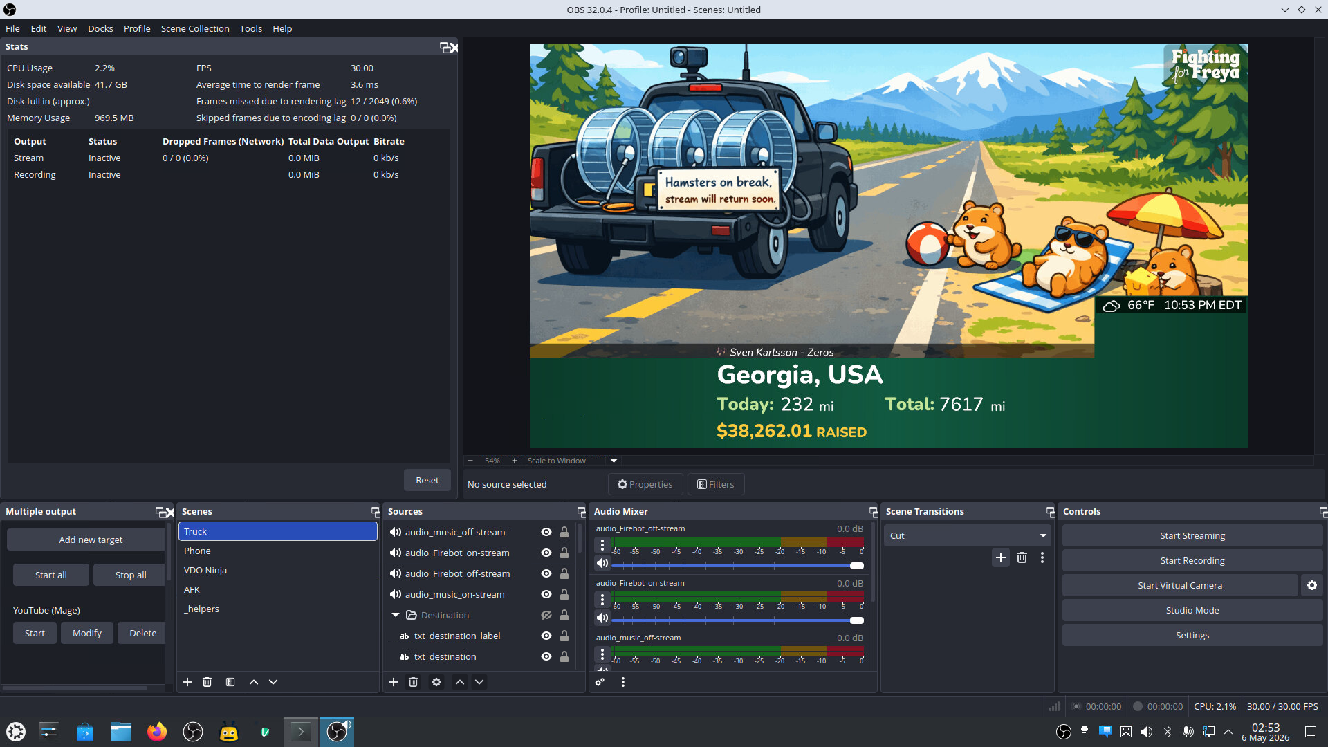 Base OBS screen on Bygul